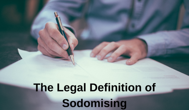 Legal Definition of Sodomising