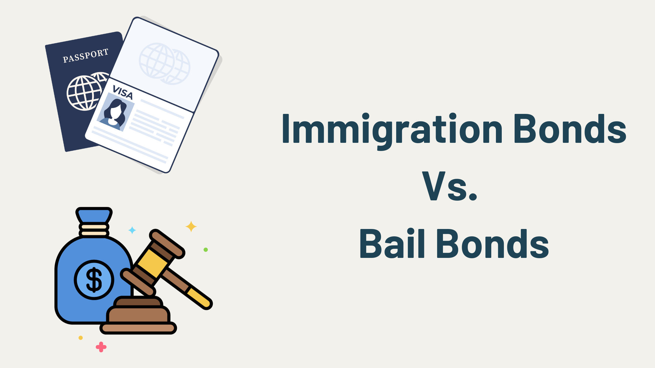 Immigration Bonds vs. Bail Bonds