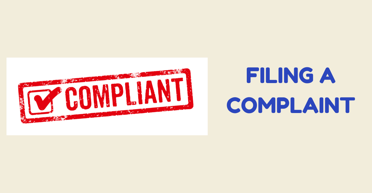 Filing a Complaint