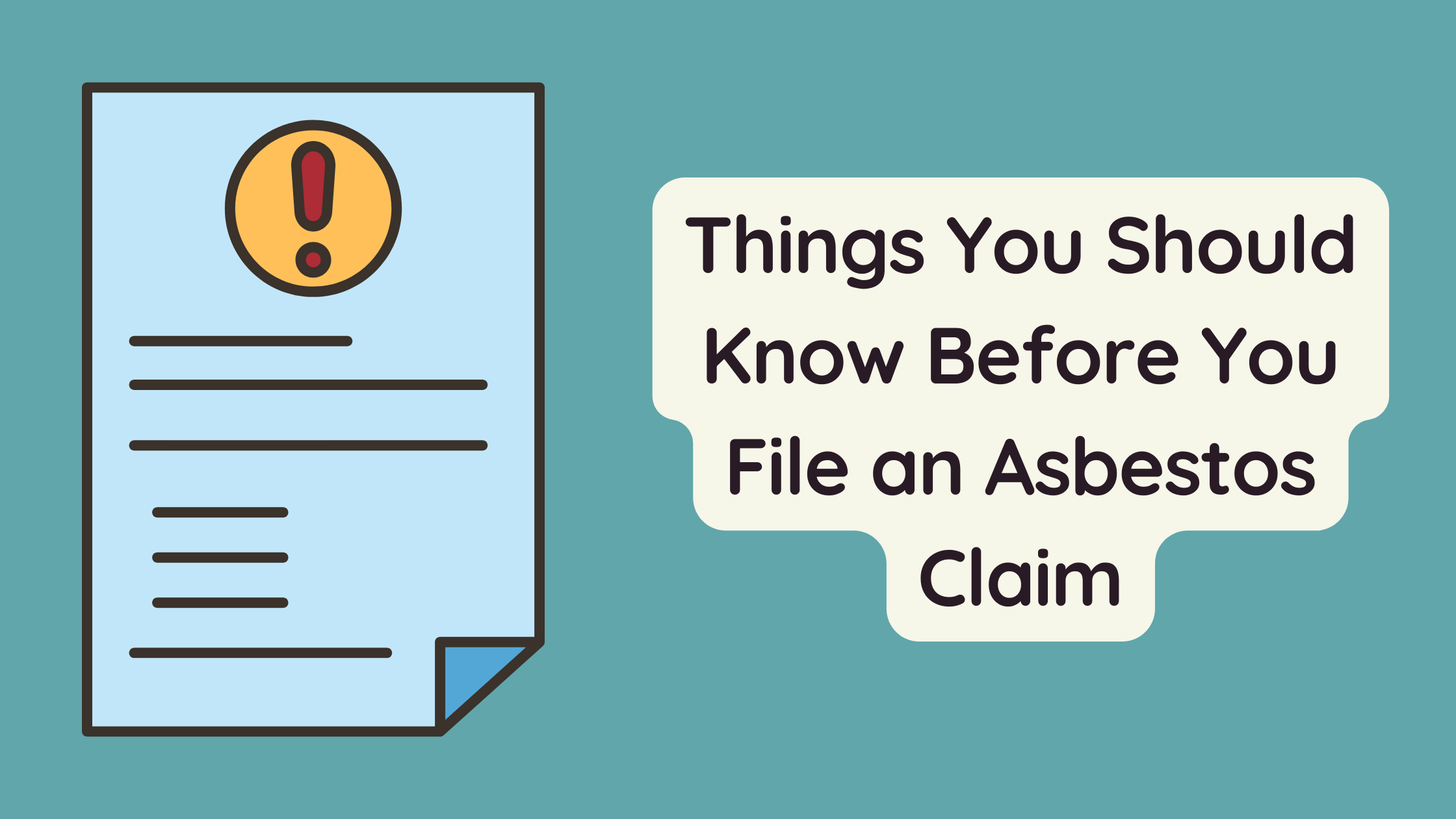 Things You Should Know Before You File an Asbestos Claim